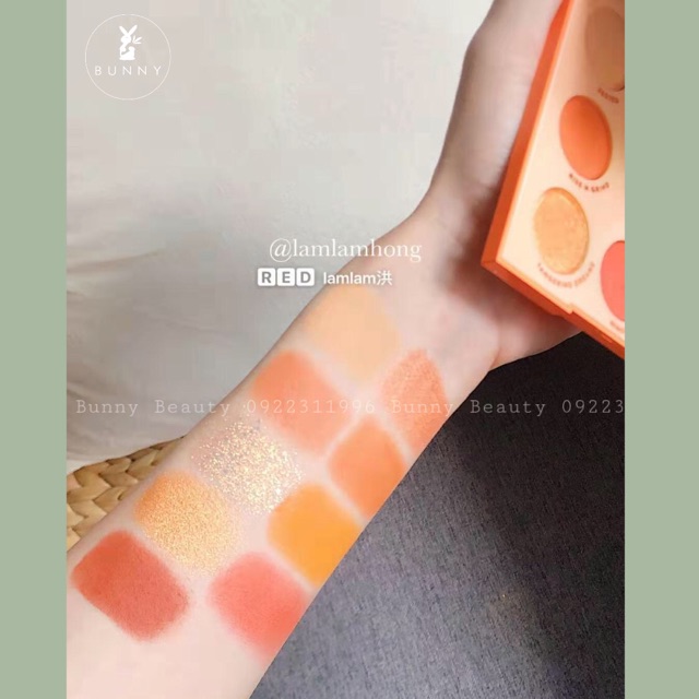 Bảng phấn mắt Colourpop Orange You Glad Palette 9 ô màu Bunny Beauty hàng đủ bill | BigBuy360 - bigbuy360.vn