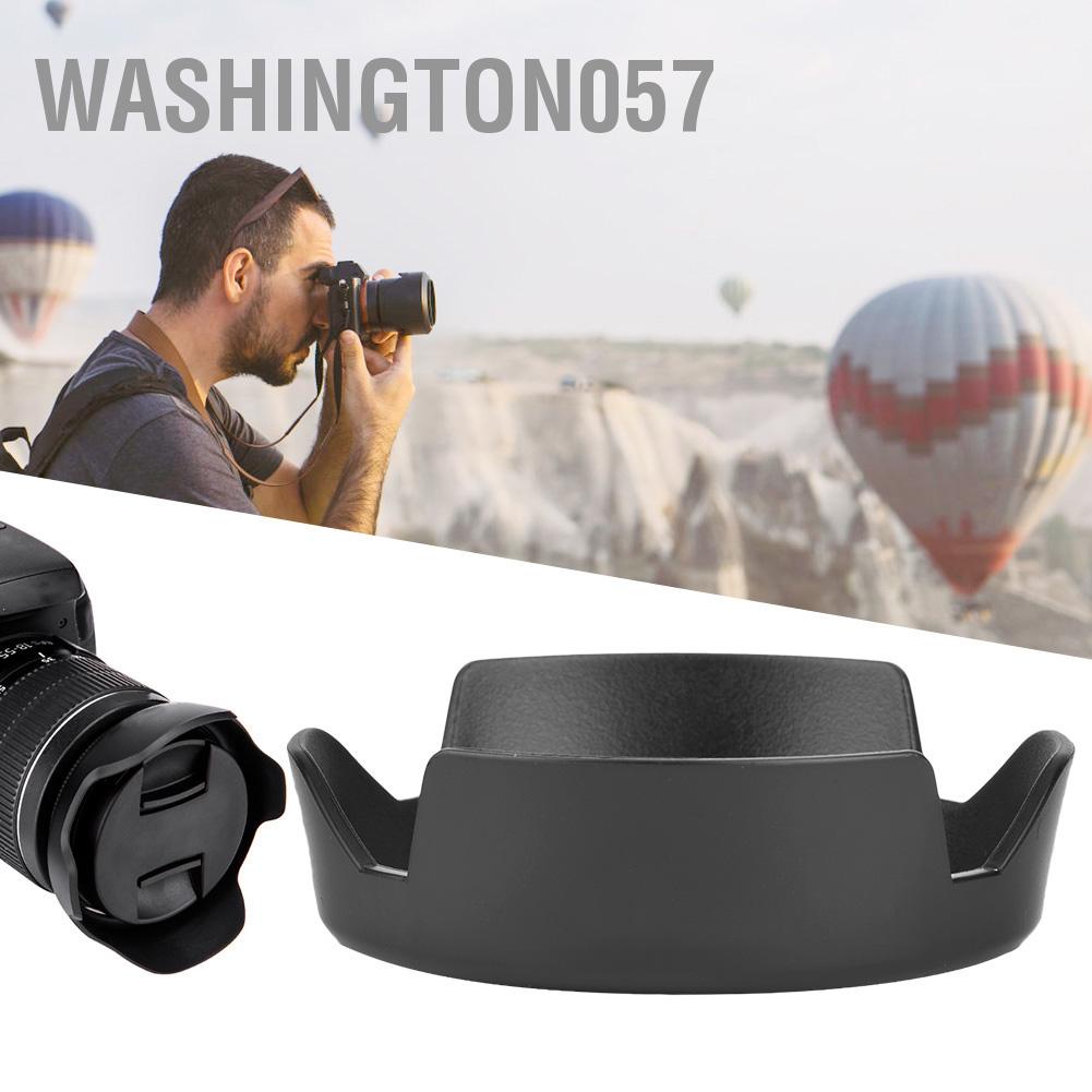 Washington057 EW-60CⅡ Camera Mount Lens Hood for Canon EF-S 18-55mm f 3.5-5.6 II