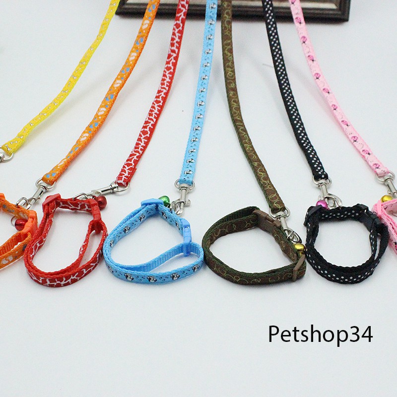 [Mã 1511FMCGSALE giảm 8% đơn 500K] Dây Xích Cổ 2 Lớp Cho Chó Mèo Nhỏ ( < 5 Kg ).