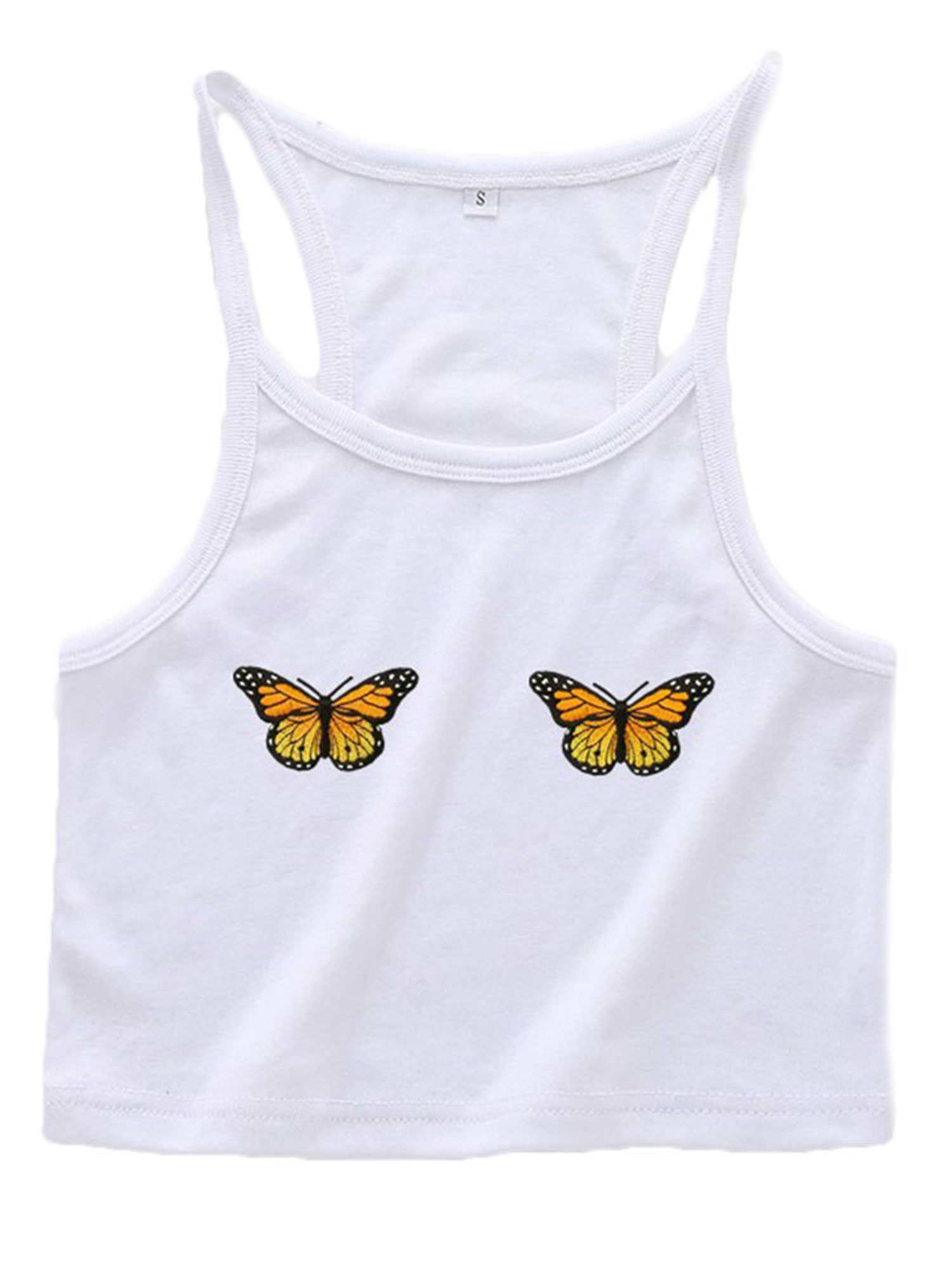 BUTTERFLY Crop Top Không Tay In Hình Con Rồng Thời Trang | BigBuy360 - bigbuy360.vn