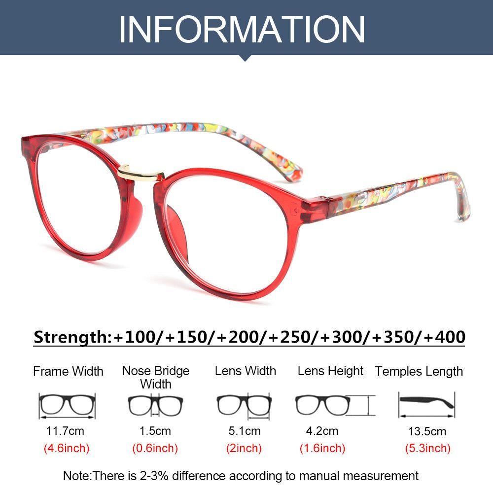 MOILYVN Kính Đọc Sách Gọng Hoa Siêu Nhẹ