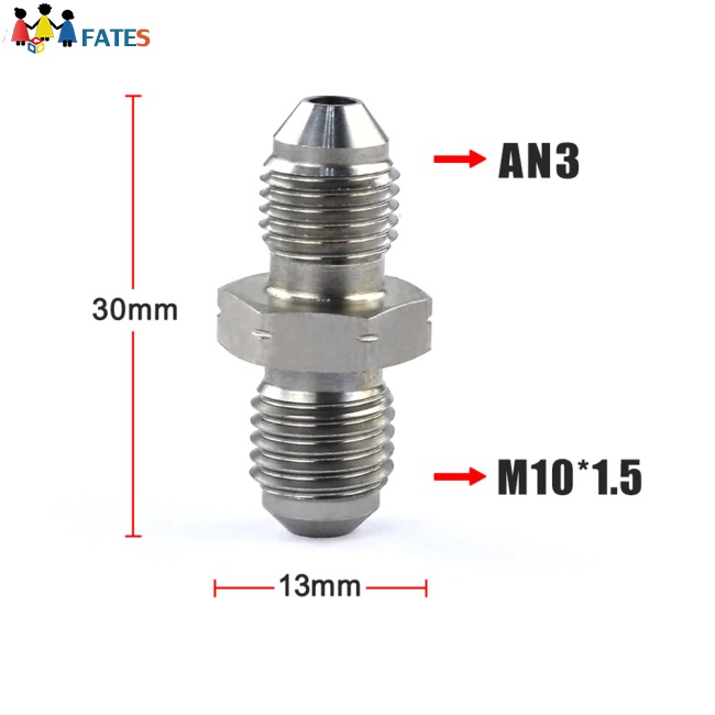 Má Phanh Bằng Thép Không Gỉ AN3 M10 3 / 8x24 UNF