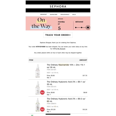 Tinh chất giảm mụn The Ordinary Niacinamide 10% + Zinc 1% ( 30mL )