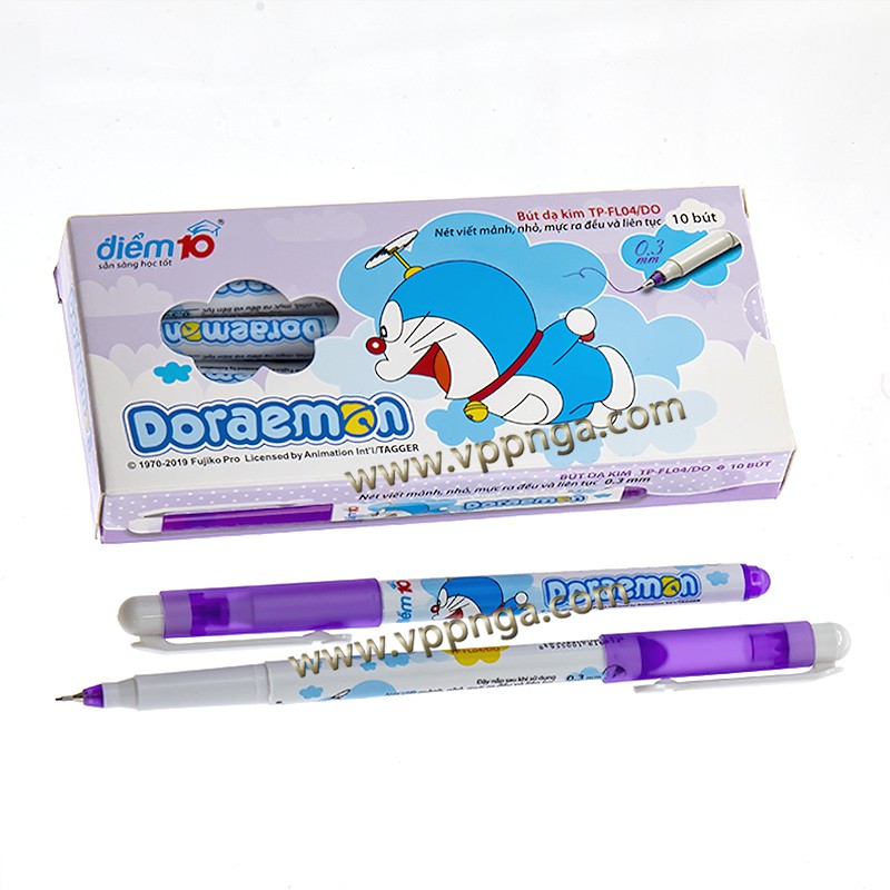 Bút dạ kim FL-04/DO (Doraemon), tím