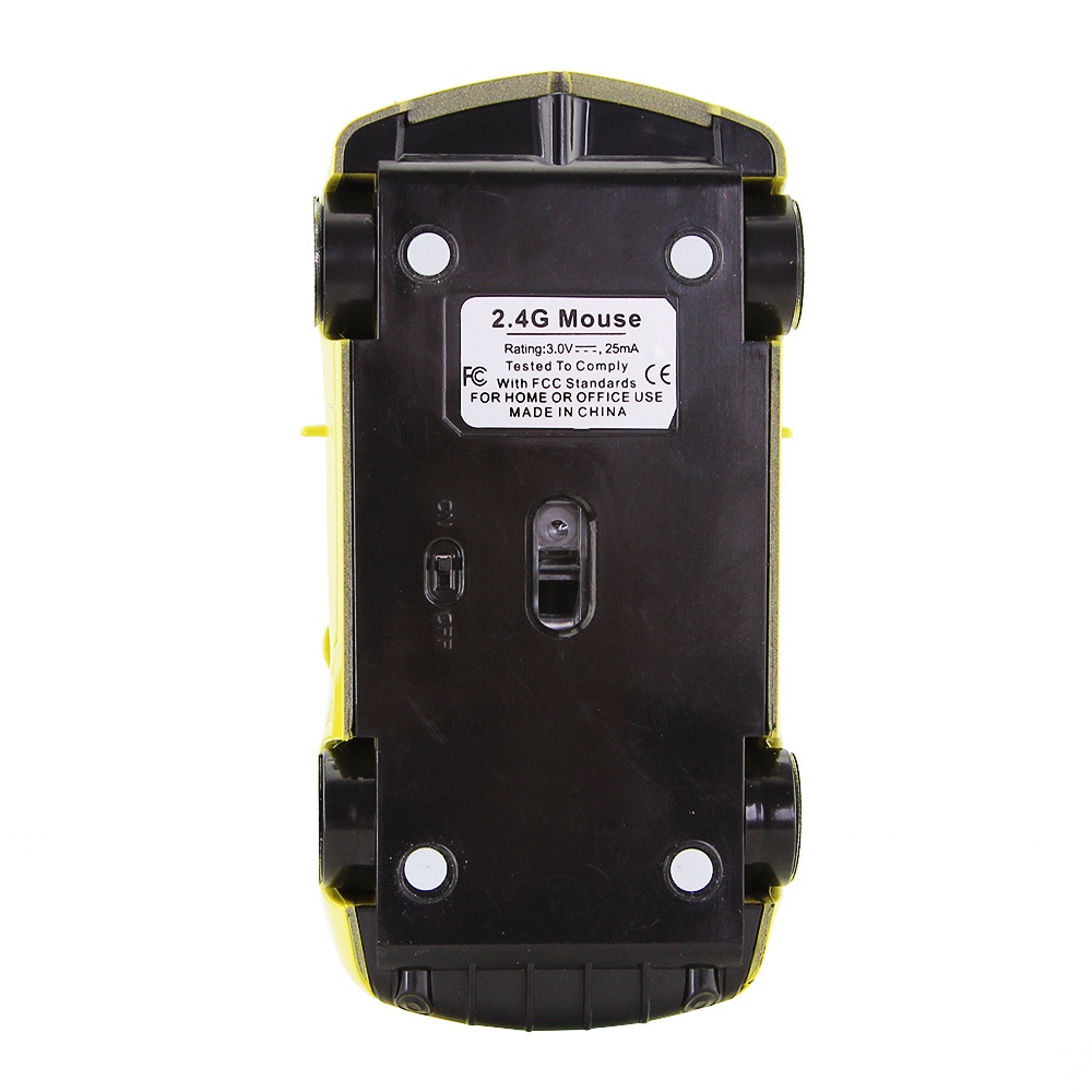 Chuột không dây Hình Xe Hơi Thể Thao 1600 DPI 2.4Ghz 3D Có Đèn LED Dùng Làm Quà Tặng Cho Bé