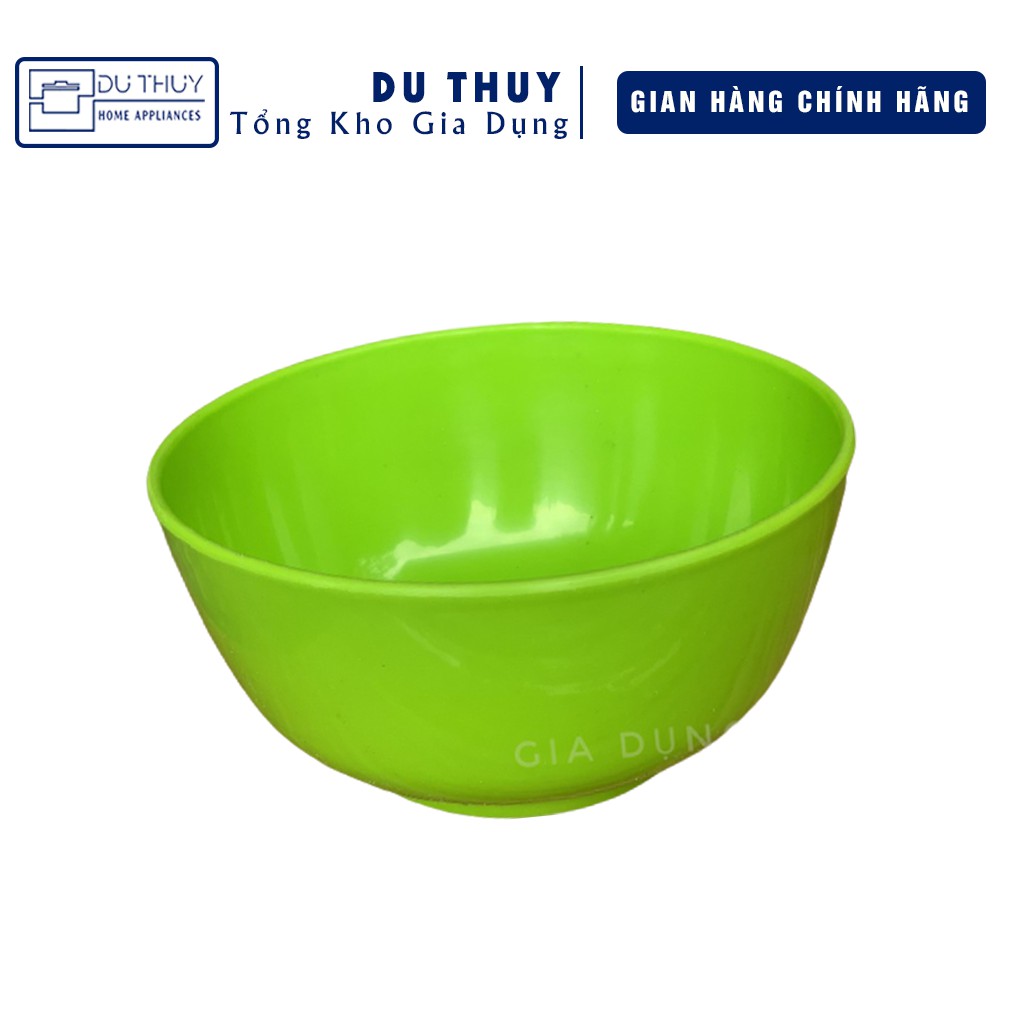 Chén nhựa ăn cơm, màu xanh, kích thước 11,3 x 5,5 cm, nhựa dẻo không vỡ, an toàn sức khỏe của gia dụng Du Thủy