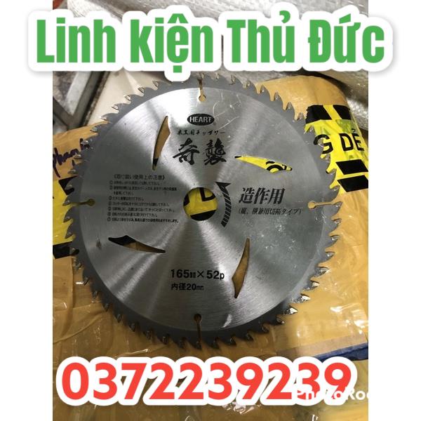 LKTD lưỡi cưa gỗ 165 hàng nhật chưa qua sd