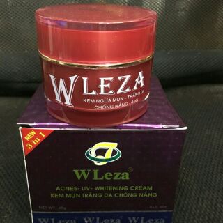 kem wleza mụn trắng da 40g đỏ