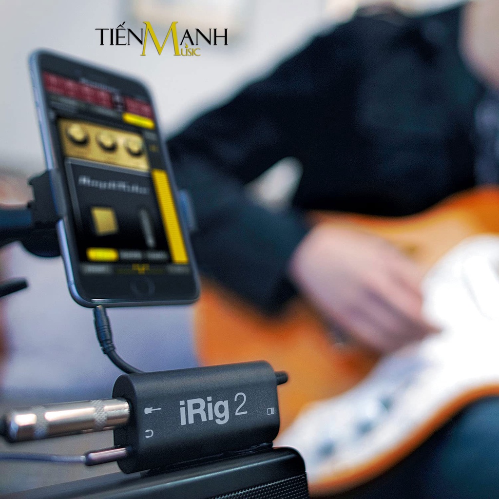 [Chính Hãng] Soundcard Thu Âm LiveStream IK Multimedia iRig 2 Cho Điện Thoại Kết Nối Guitar Pickup Audio Interface Live