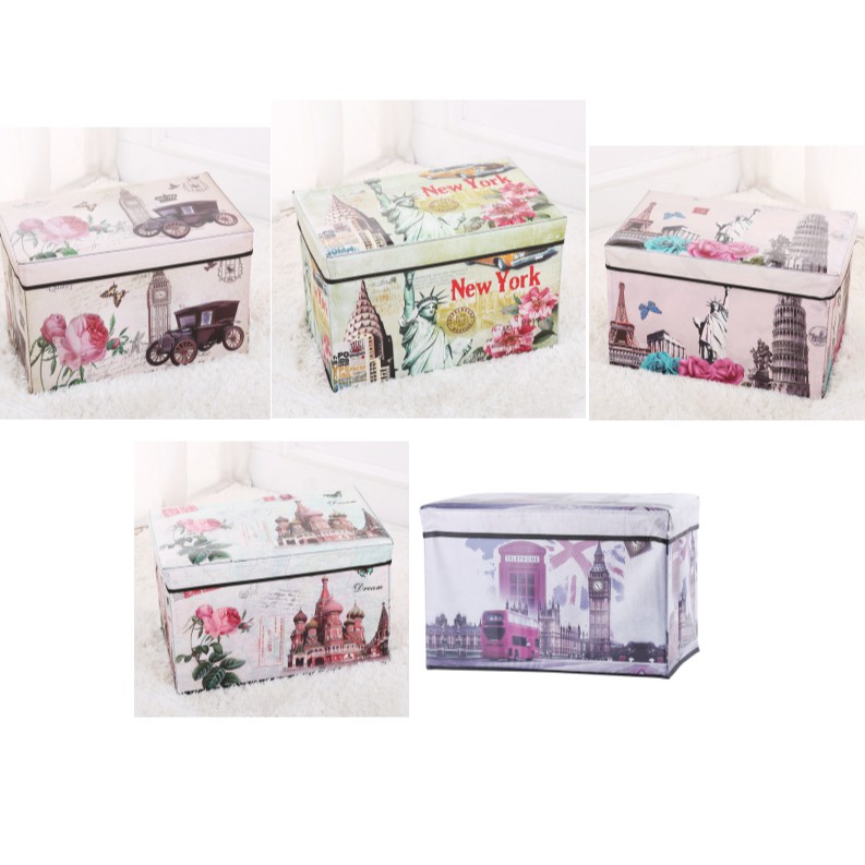 Ghế hộp dài mẫu vintage 48x30x30cm