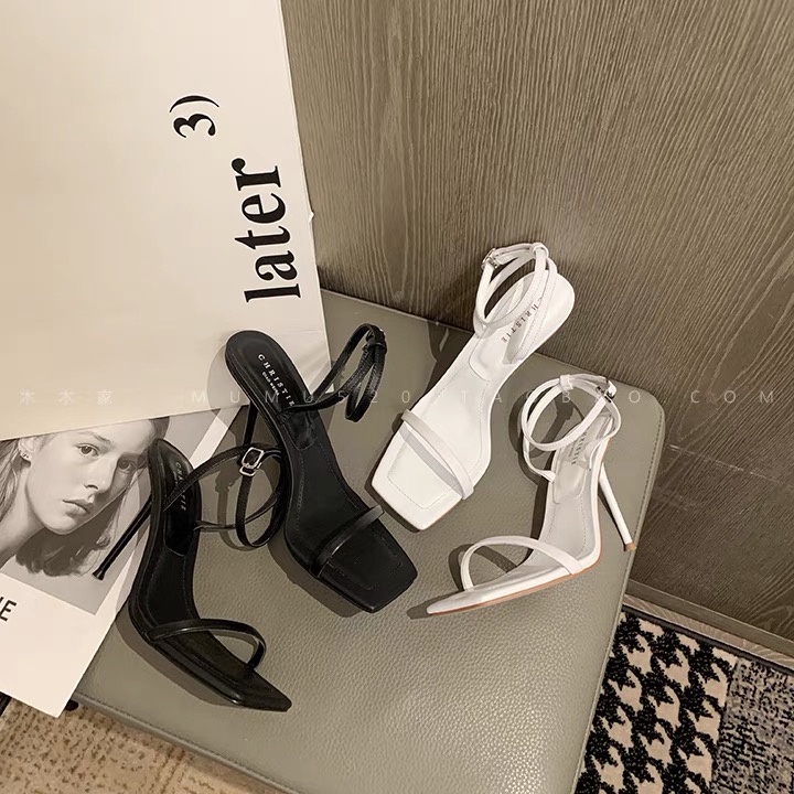 Giày Nữ Cao Gót SanDal 7 Phân Gót Nhọn Hàng Đẹp Hót Hít E35