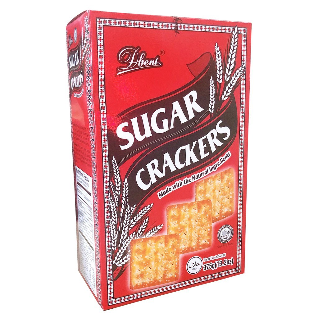 Bánh Lúa Đường Dbent Sugar Crackers (Hộp 375g-đỏ)