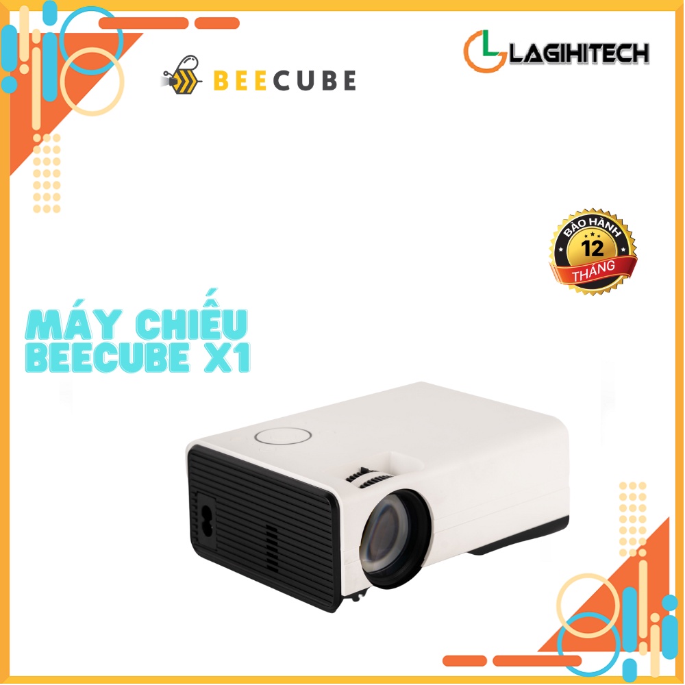 Máy chiếu BeeCube X1, Độ phân giải HD, Máy chiếu 4k - Hàng Chính Hãng