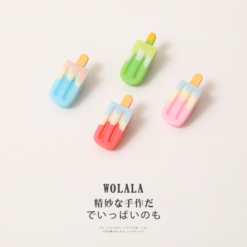 Kẹp Tóc Hình Cây Kem Hoạt Hình Phong Cách Nhật Bản Đáng Yêu