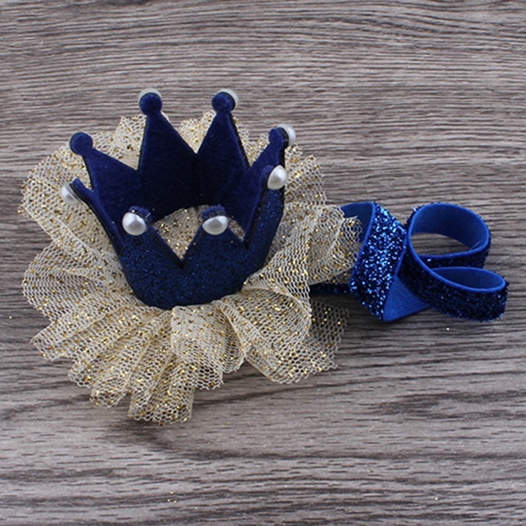 Vương Miện Công Chúa Đính Ngọc Trai Nhân Tạo Cho Bé Gái