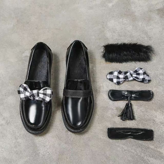 [HÀNG ORDER]_ Giày OXFORD 4 IN 1 nhiều phụ kiện cho nàng thoả sức mix đôi giày mới (CÓ VIDEO & ẢNH THẬT CHÈN LOGO SHOP)