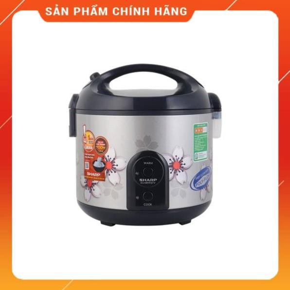 [Hỏa tốc 1 giờ] [FREESHIP] Nồi cơm điện Sharp KS-NR191STV-SS 1.8L - Hàng chính hãng, bảo hành 12 tháng