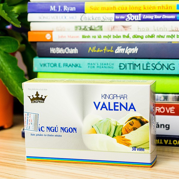 Viên Ngủ Ngon Valena Kingphar – Giúp hỗ trợ an thần, ngủ ngon, giảm căng thẳng lo âu (30 Viên)