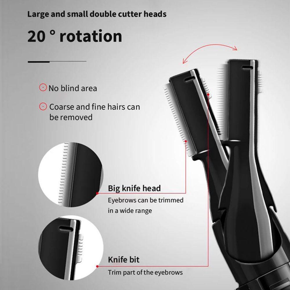 Bút Tỉa Lông Mày Mini Hai Đầu Không Đau Chuyên Nghiệp