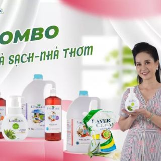 Nước rửa bát hữu cơ Layer Clean hương Quế 800ml