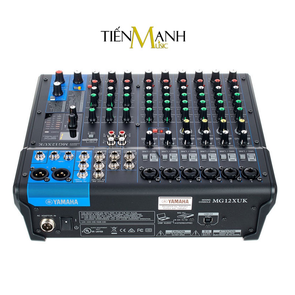 [Chính Hãng] Yamaha MG12XUK Soundcard kiêm Bàn Trộn Mixer Interface Stereo Mixing Console Phòng Thu Studio Mix MG12