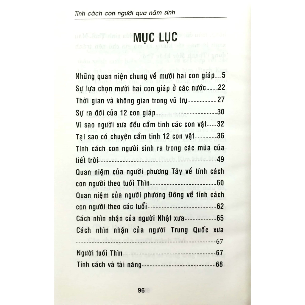 Sách - Tính Cách Con Người Qua Năm Sinh - Tuổi Thìn