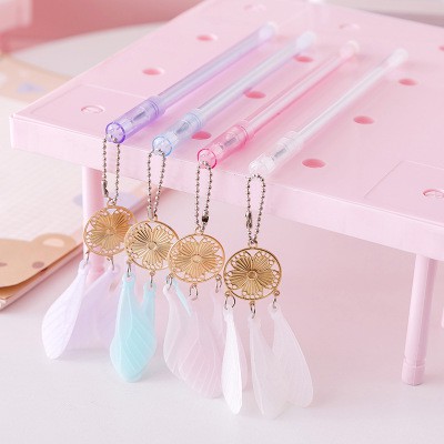 Bút Móc xích mực gel hình Dream catcher Pison, mực đen ngòi kim 0.38mm - SP0529 - 1 cái