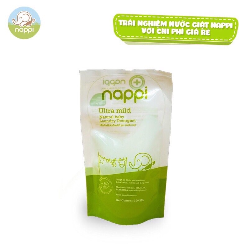 Nước Giặt Dầu Cọ Nappi Bản Dùng Thử 100ml