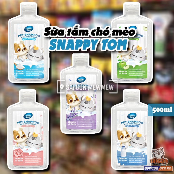Sữa tắm thú cưng SNAPPY TOM 500ml