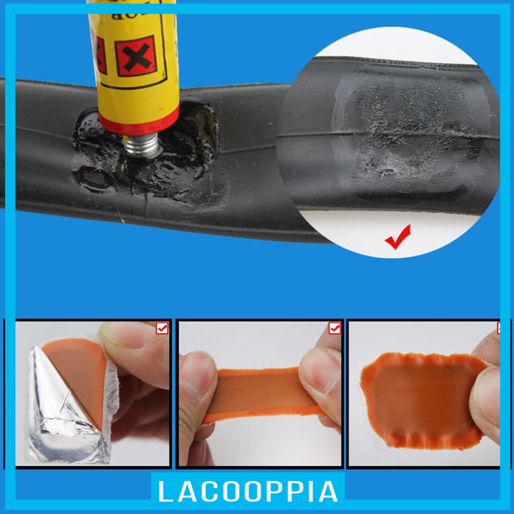 Bộ Dụng Cụ Vá Săm Xe Đạp Lapoppia