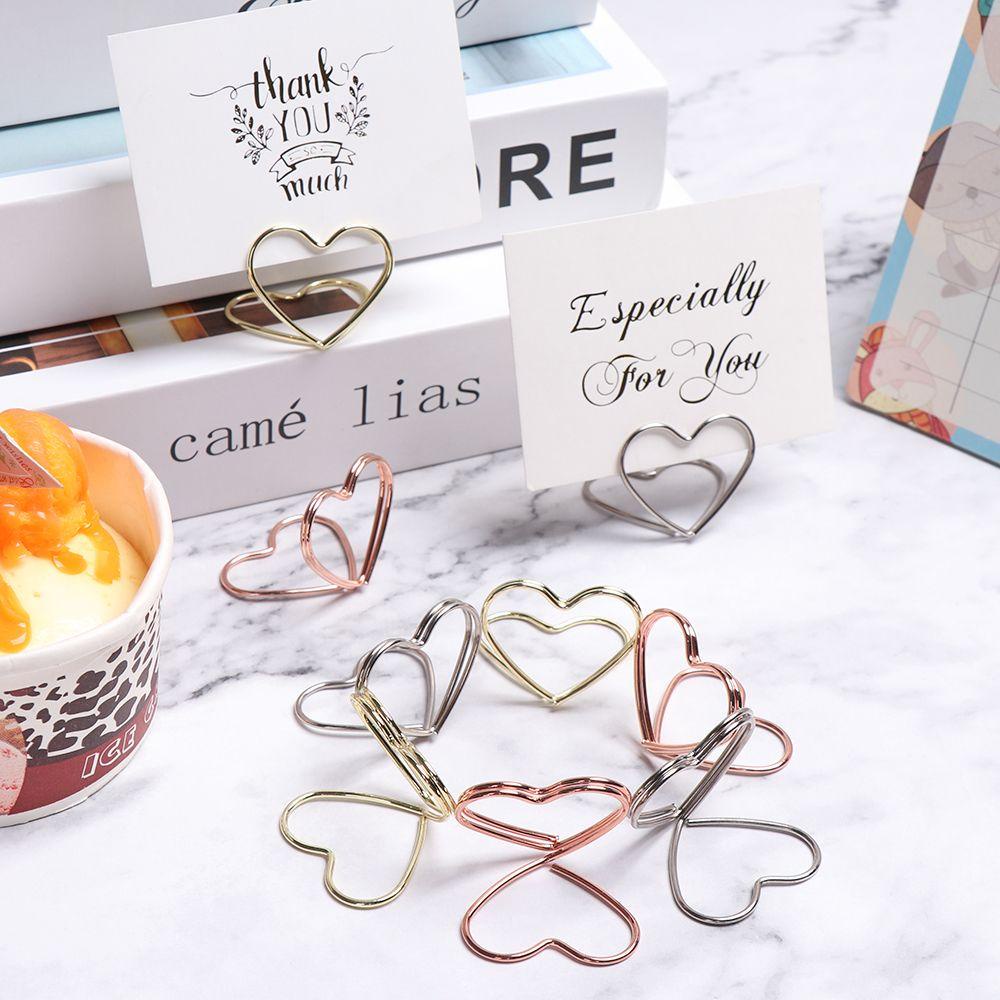 ESPO 1 Giá Đỡ Trưng Bày Thẻ Số Bàn Hình Trái Tim Lãng Mạn Trang Trí Tiệc Cưới