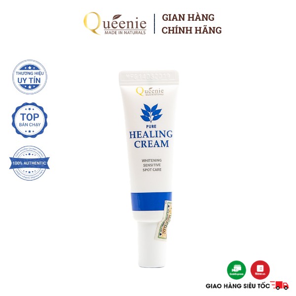 Kem dưỡng da thô sần sau mụn Queenie AC Pure Healing trải nghiệm 5ml