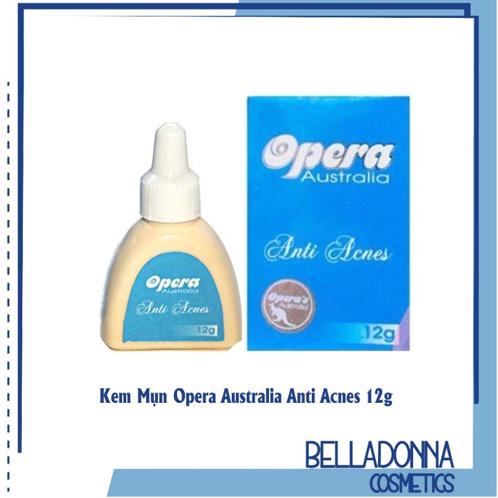 Kem Giảm Mụn Opera Australia Anti Acnes 12g (Hộp Xanh)