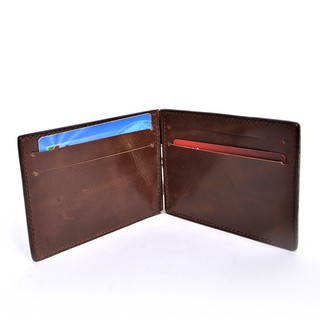 VÍ KẸP TIỀN DA BÒ - HANDMADE CAO CẤP KH009