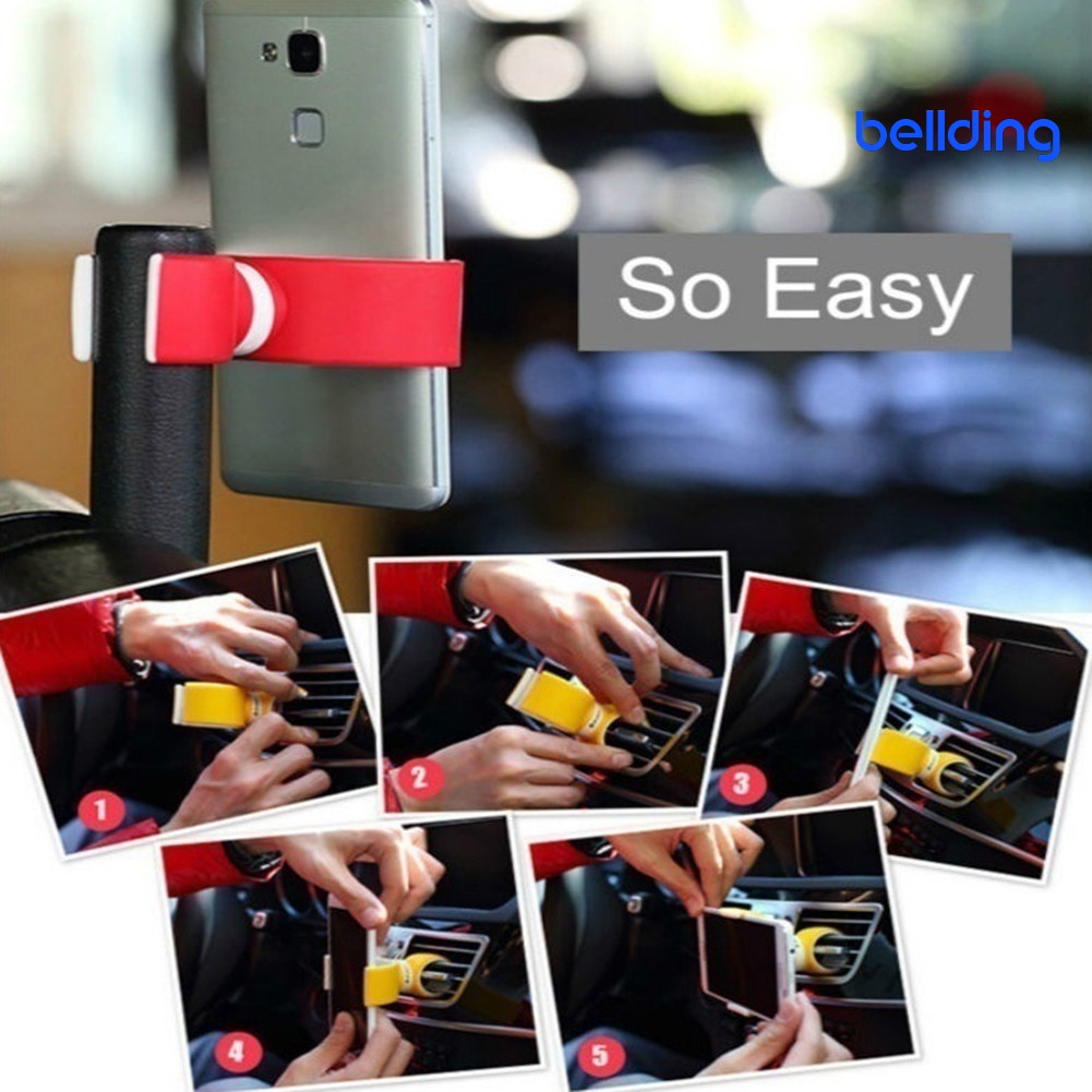 Giá Đỡ Điện Thoại Xoay 360 Độ Gắn Lỗ Thông Gió Xe Hơi | BigBuy360 - bigbuy360.vn