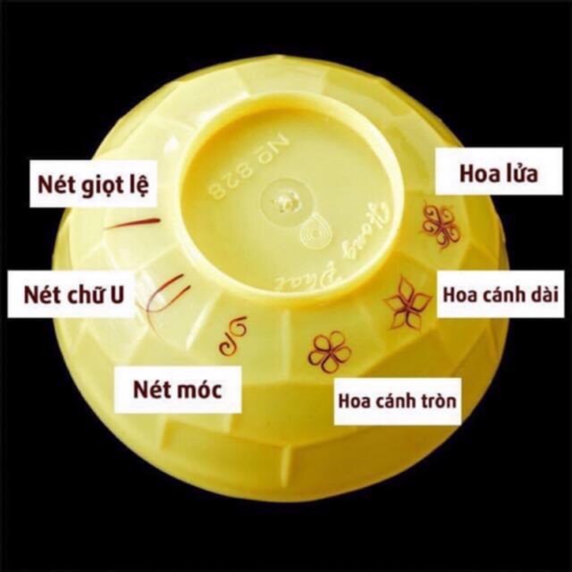 Chén nhựa tập vẽ nail