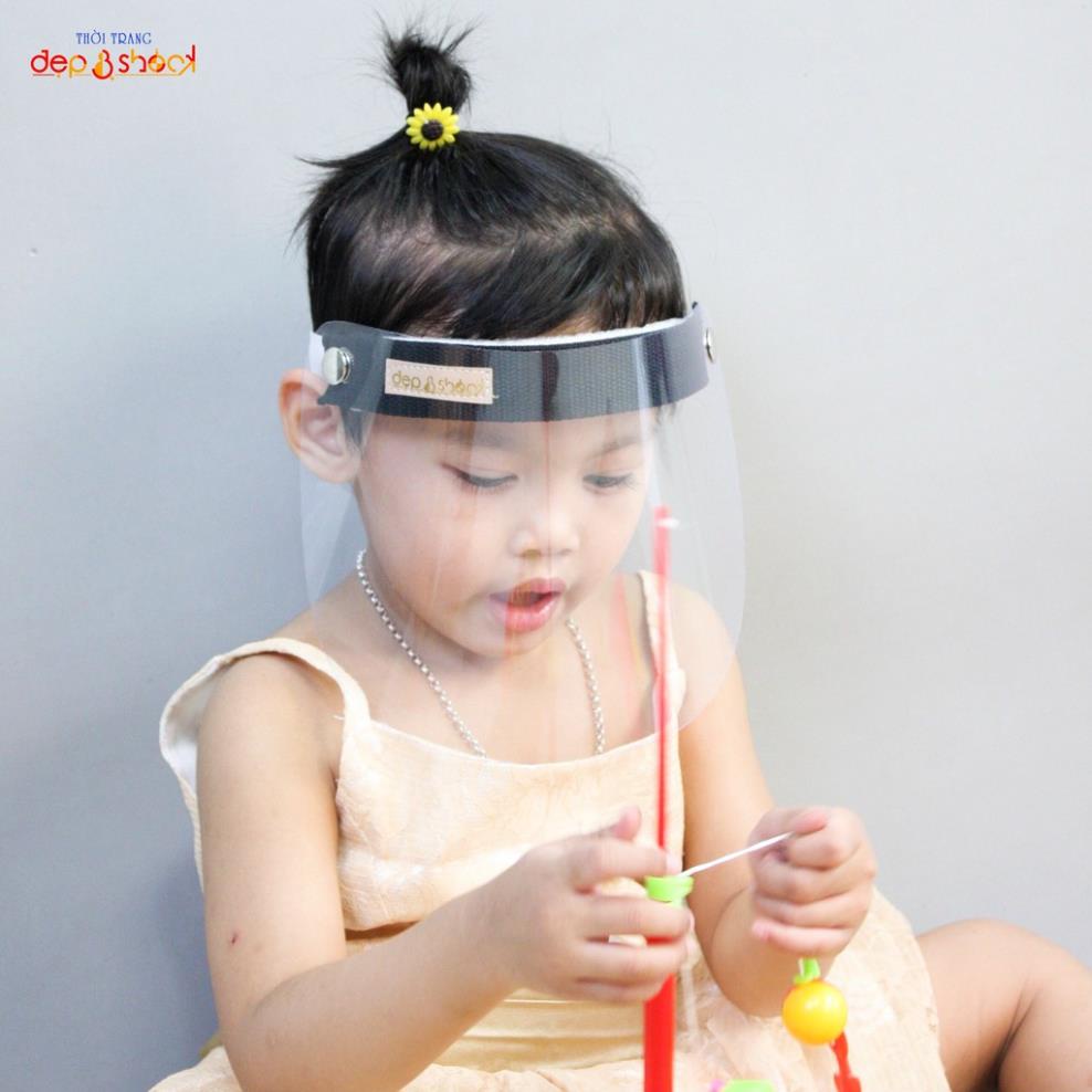 Kính che mặt Baby trong suốt - chống dịch bệnh - chống giọt bắn - chống bụi bảo vệ sức khỏe