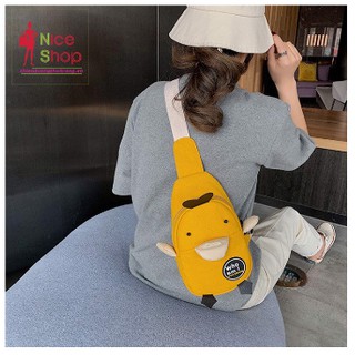 Túi đeo chéo hình Vịt con siêu dễ thương | Túi chéo, balo đeo chéo hình chú Vịt mẫu mới