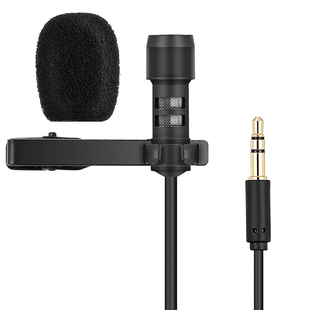 PI  Yanmai Lavalier Lapel Microphone Clip-on Omnidirectional Mic Condenser Microphone Audio Recorder Youtube/Interview/Podcast/Recording/Video Conference for  Smartphones PC Cameras