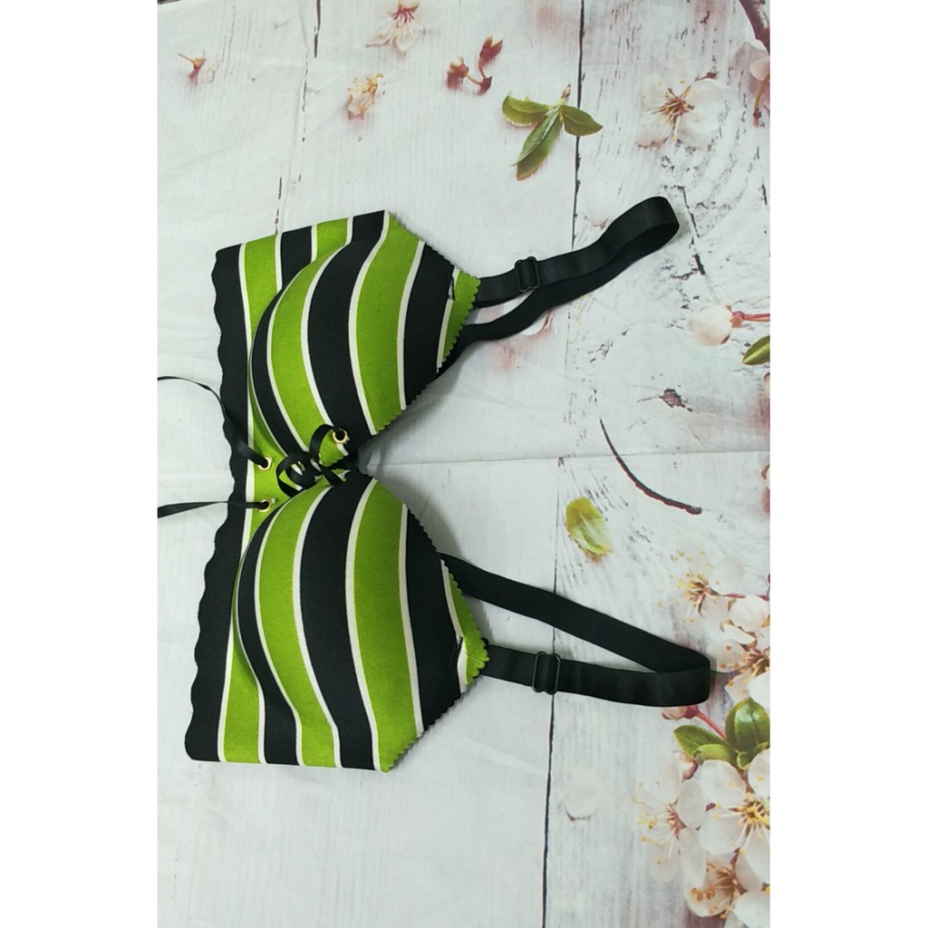 ÁO NGỰC SU SỌC RÚT DÂY NÂNG NGỰC BÀN TAY QUẢ CHÉO