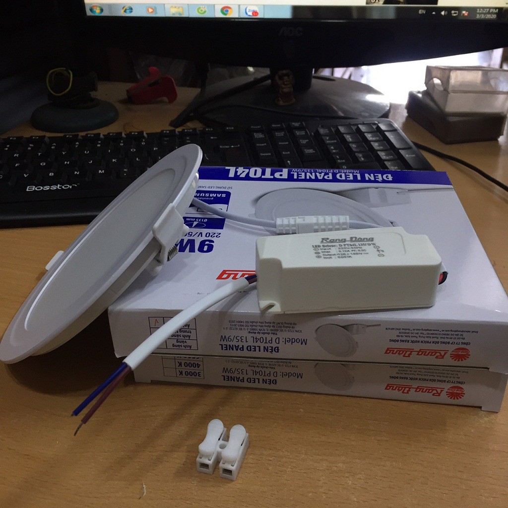 Đèn LED Panel Tròn Rạng Đông 9W PT04 135/9W