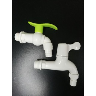 Vòi gạt nhựa ABS rẻ ren ngoài phi 21