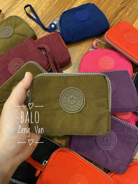 Ví Mini Vuông KIPLING đựng tiền lẻ và thẻ giữ xe