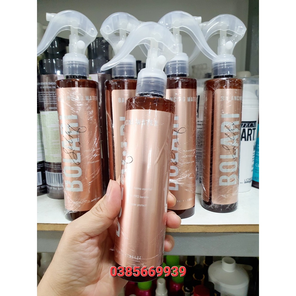 Xịt dưỡng Khóa màu tóc nhuộm  BOLARI  cao cấp phục hồi tóc  250ml .