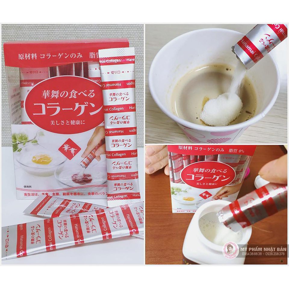 BỘT COLLAGEN HANAMAI TRÀ XANH, HEO, CÁ | BigBuy360 - bigbuy360.vn
