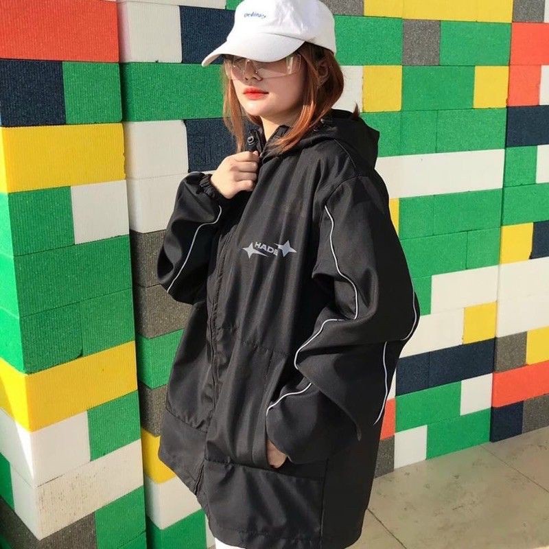 [Giá siêu rẻ] Áo khoác dù unisex hades viền nhí, 2 size cho nam và nữ | BigBuy360 - bigbuy360.vn