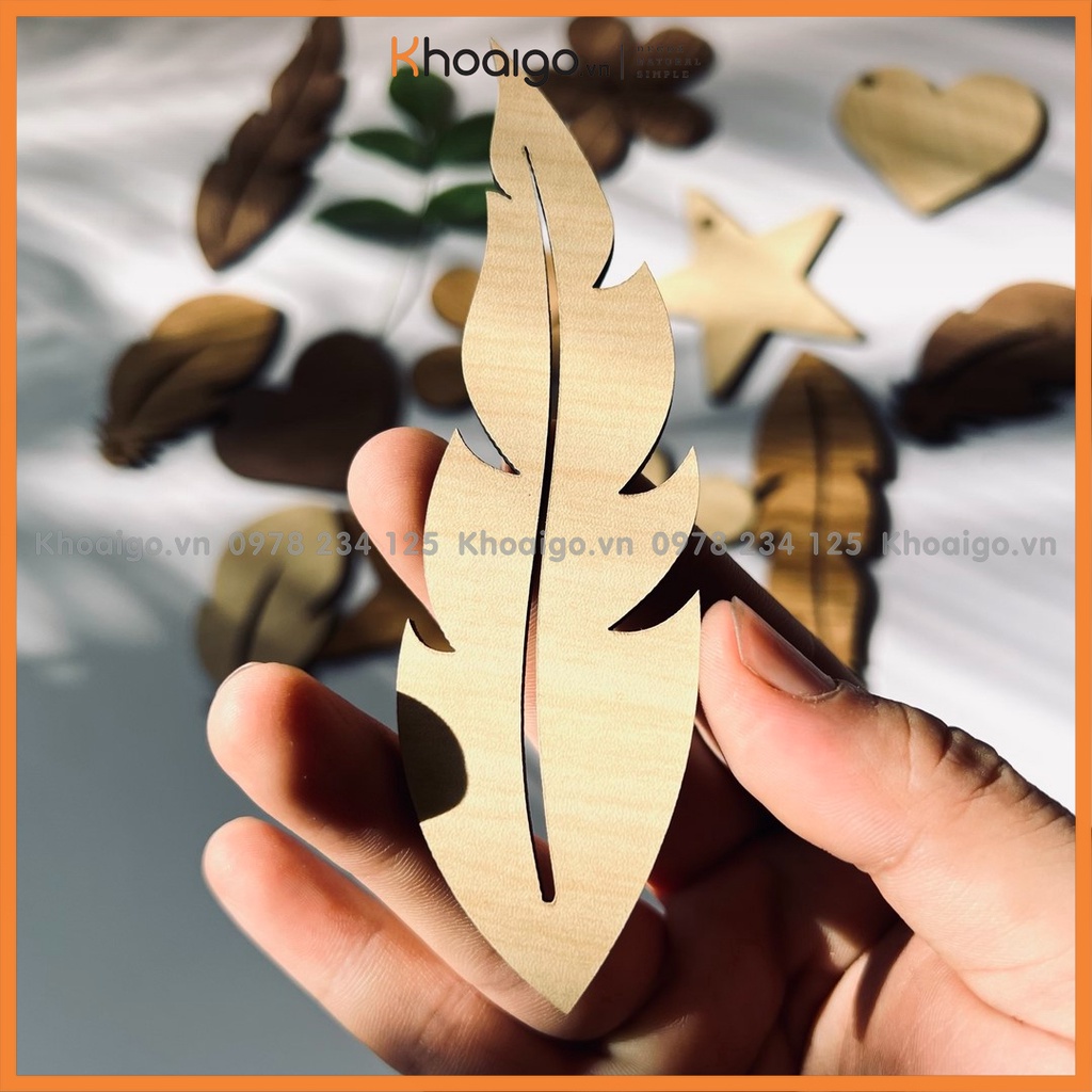 Miếng Gỗ Trang Trí Decor Phòng, Cửa Hàng