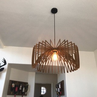Đèn Gỗ DIY 015 decor trang trí nội thất