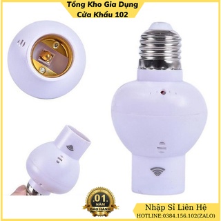 Đui đèn cảm biến chuyển động, cảm biến âm thanh tự động sáng đèn
