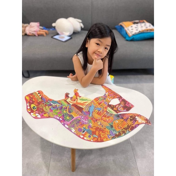 Xếp hình puzzle Mideer Thế giới Khủng long và Vỏ sò cá heo - 280 miếng ghép dành cho bé từ 5 tuổi